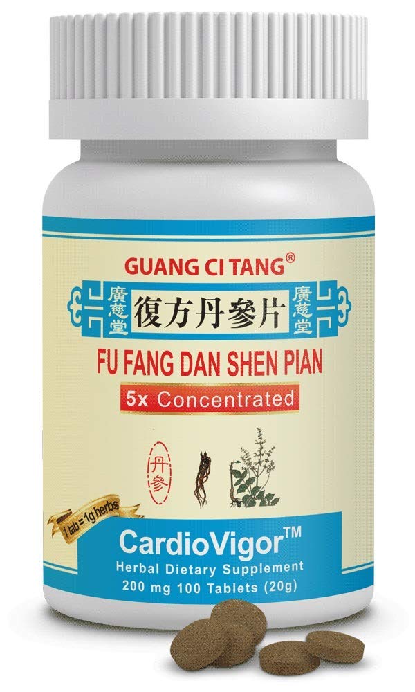 Guang Ci Tang Fu Fang Dan Shen Wan Herbal Tablets - 100 Count