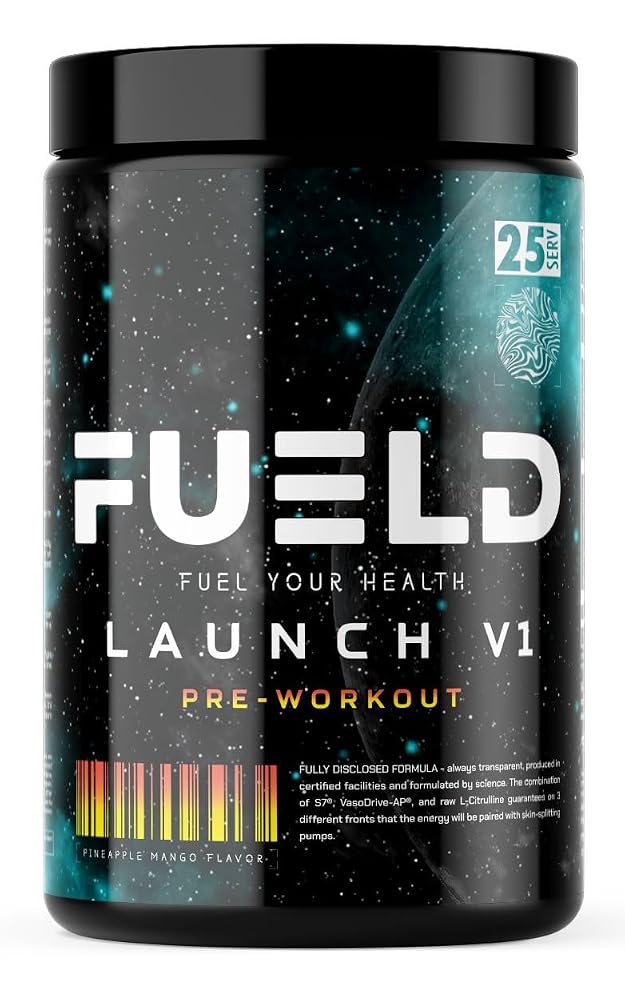 FUELD Launch V1 Pre-Workout Powder Peach Rings - 15.87 oz - image 2