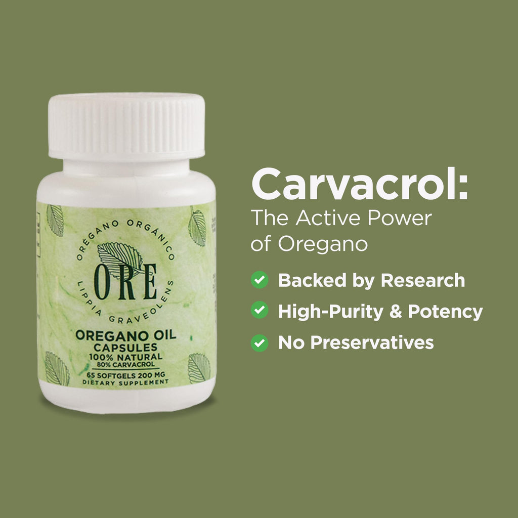ORE Mexican Oregano Oil Softgels - 65 Softgels - image 8