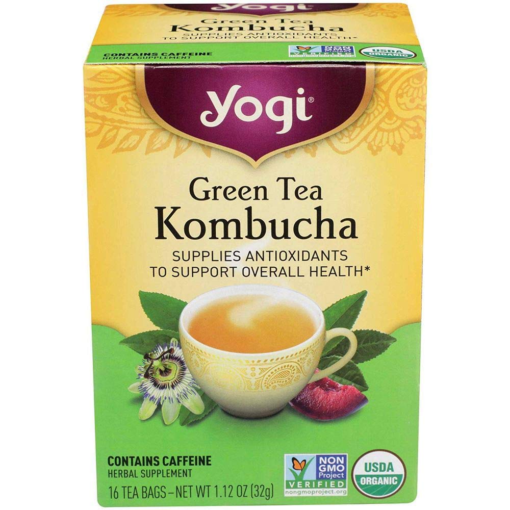 Yogi Tea Kombucha Green Herbal Tea - 16 Teabags