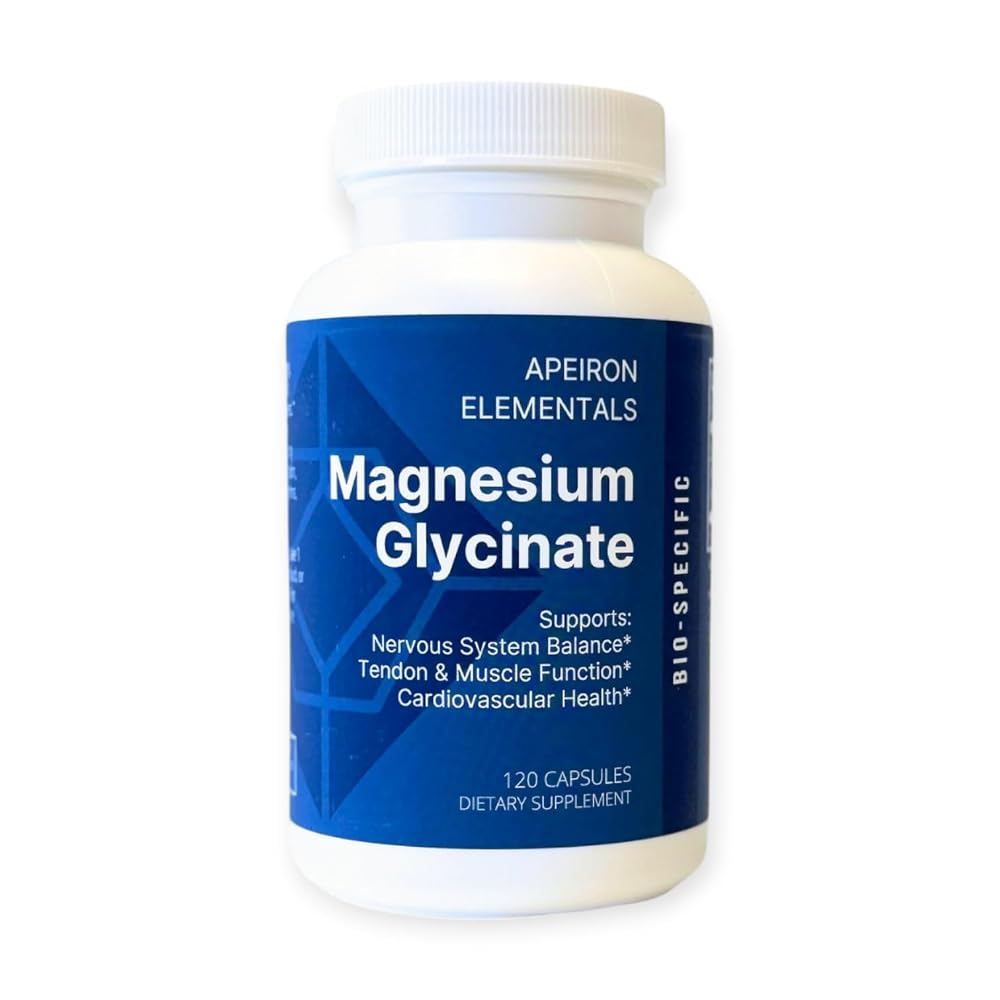 Apeiron Elementals Magnesium Glycinate 100mg - 120 Capsules