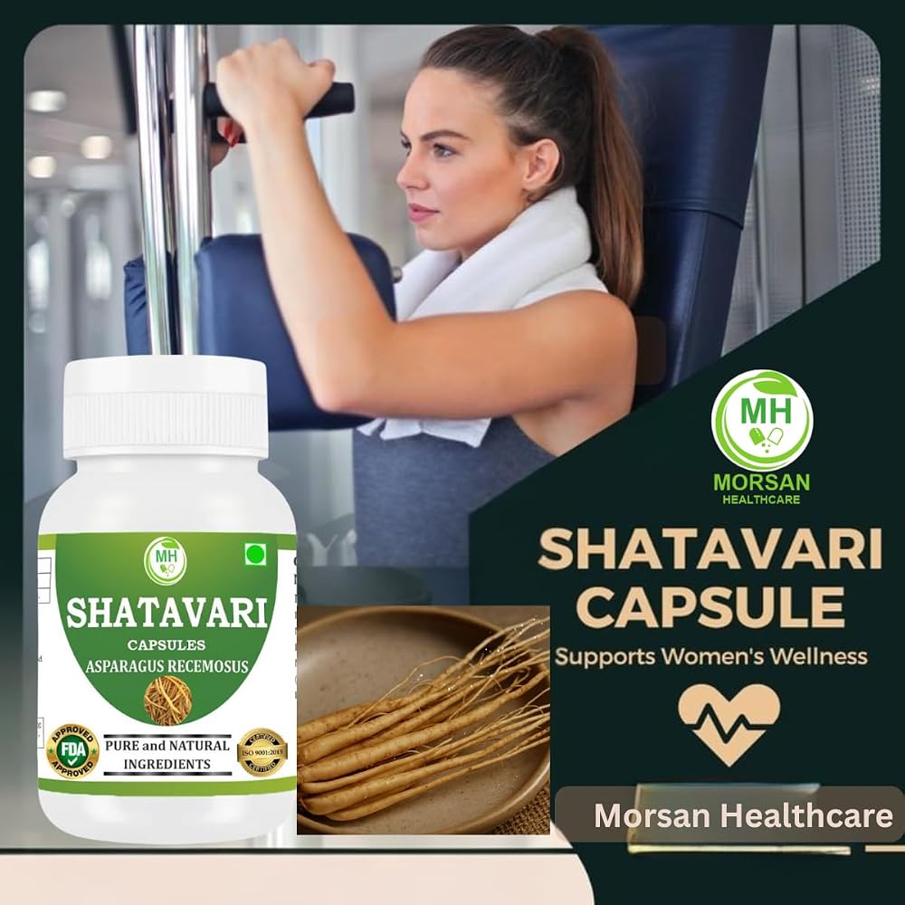 Morsan Healthcare Shatavari Capsules 500 mg - 240 Capsules - image 5