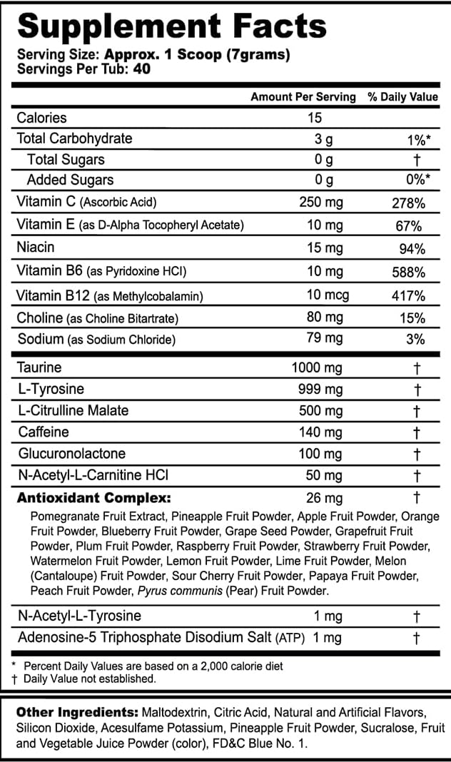 G Fuel Anime Energy Drink Powder