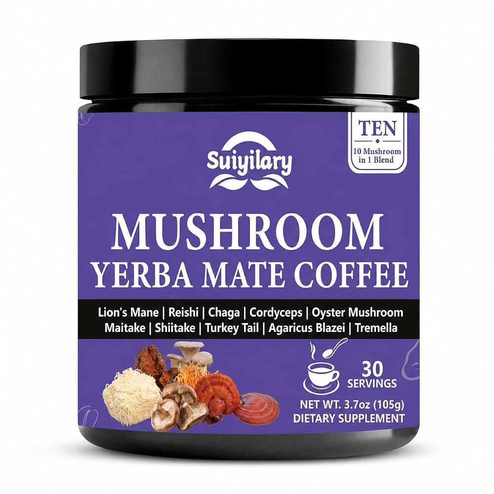 Suiyilary 10 Mushroom Coffee with Arabica w