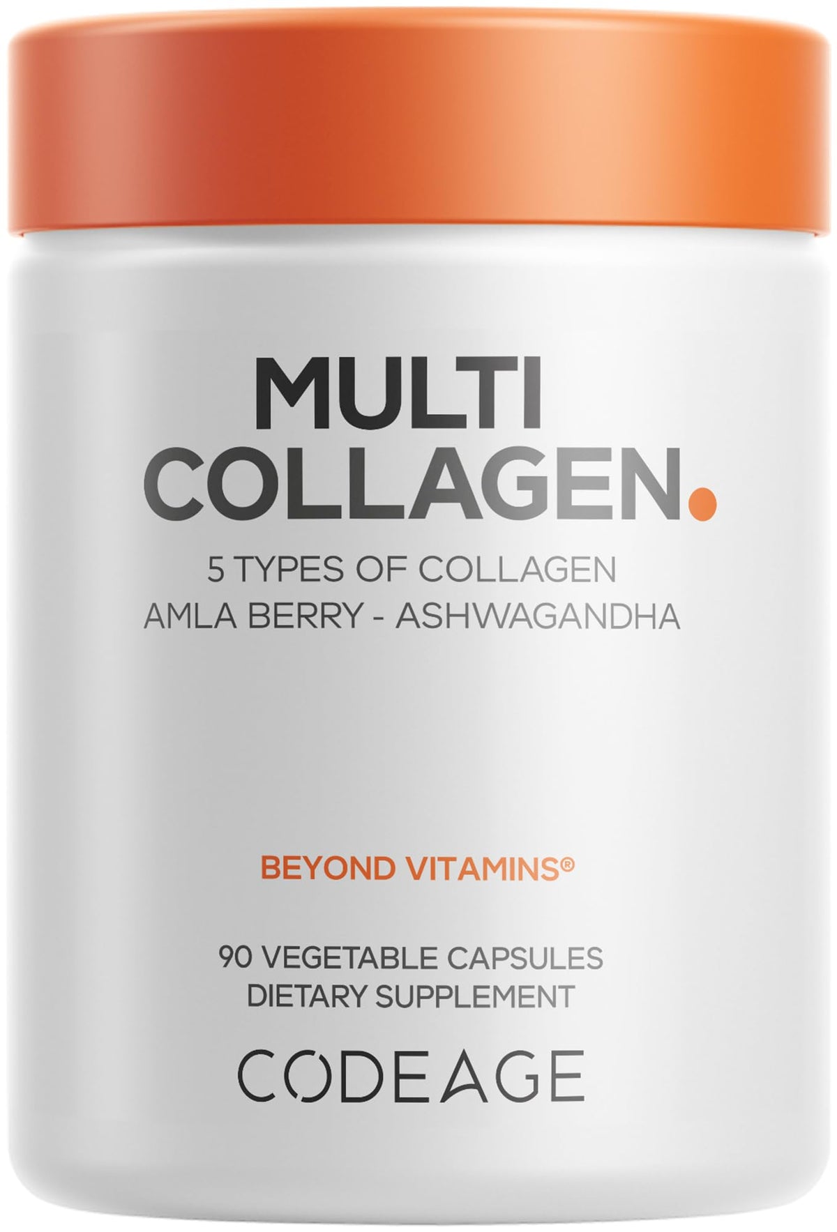 Codeage Multi Collagen Peptides Protein - 90 Capsules
