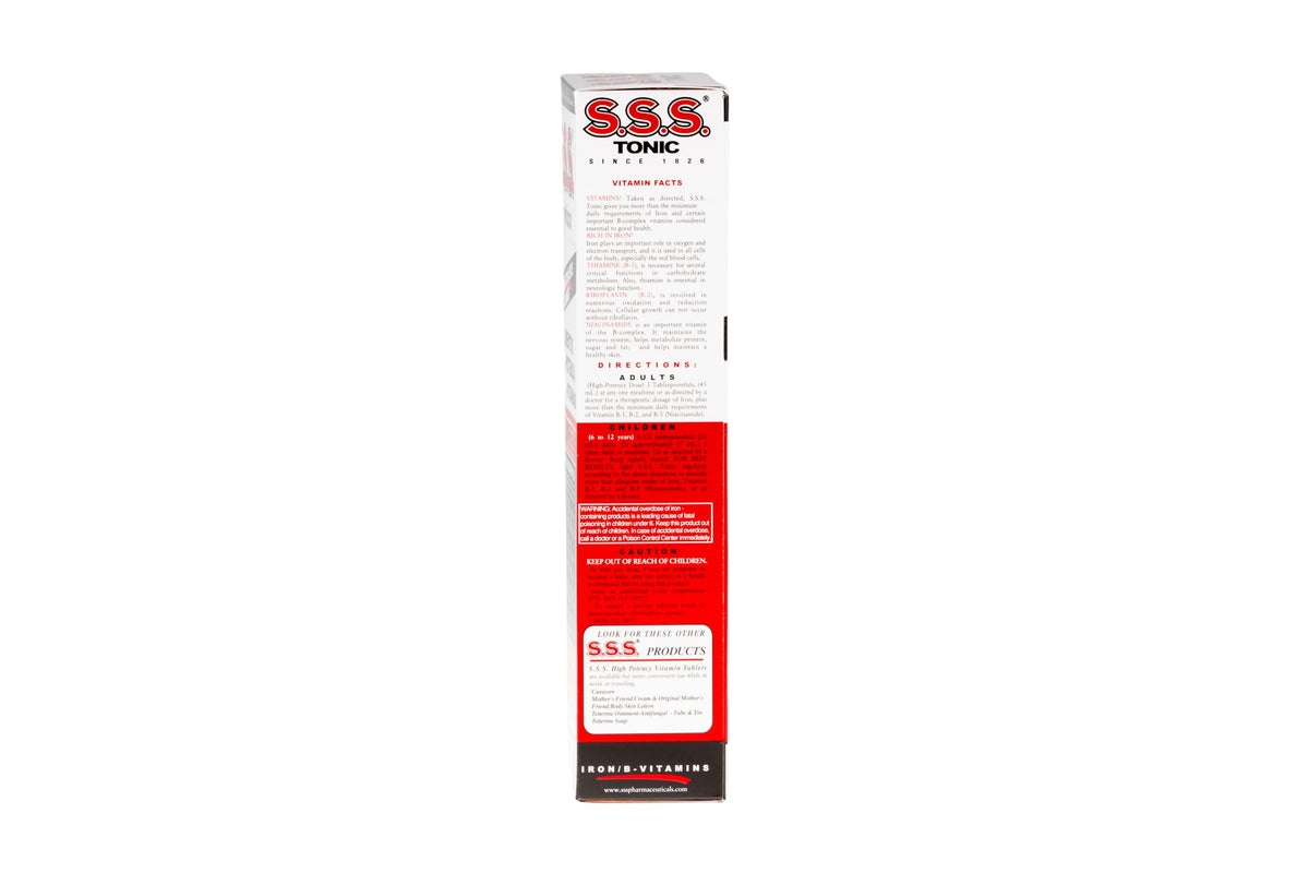 S.S.S. CO. S.S.S. Tonic Liquid Iron & Vitamin B Supplement - 20 Fl Oz - image 3