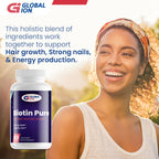 Global Ion Biotin Pure - 60 Capsules - image 5