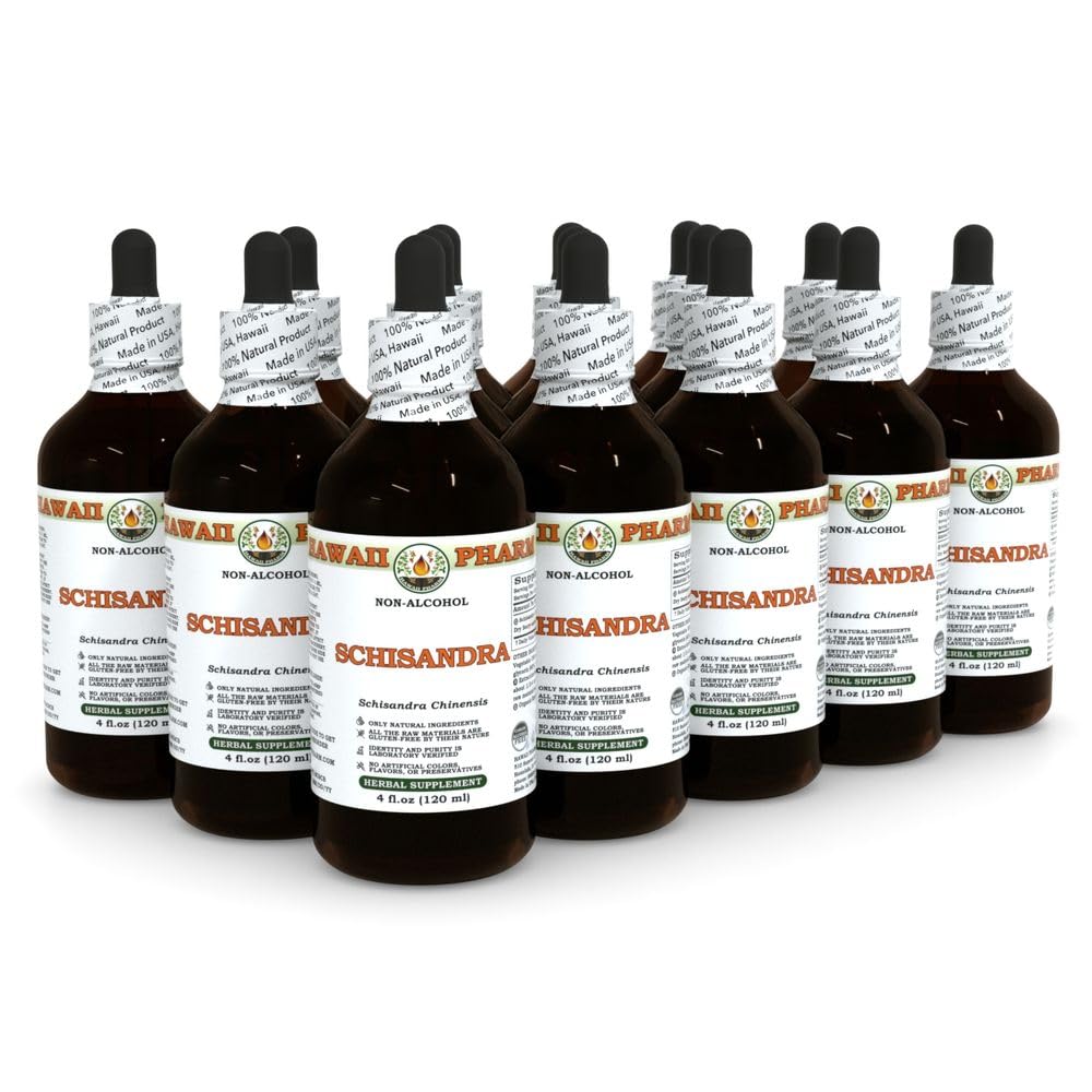 Hawaii Pharm Schisandra (Schisandra chinensis) Berry Alcohol-Free