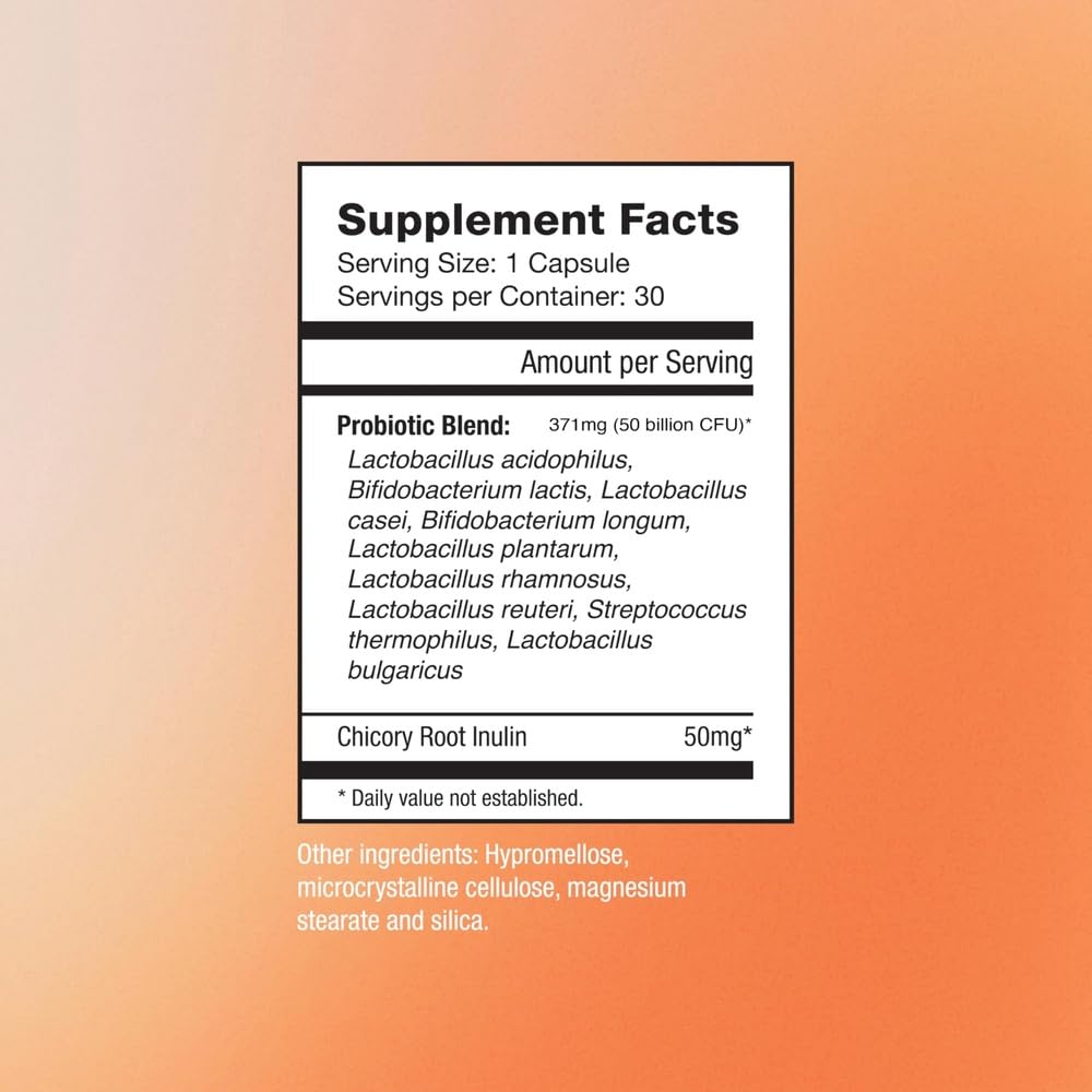 Omax3 Probiotic & Prebiotic 50B CFU - 90 Capsules - image 5