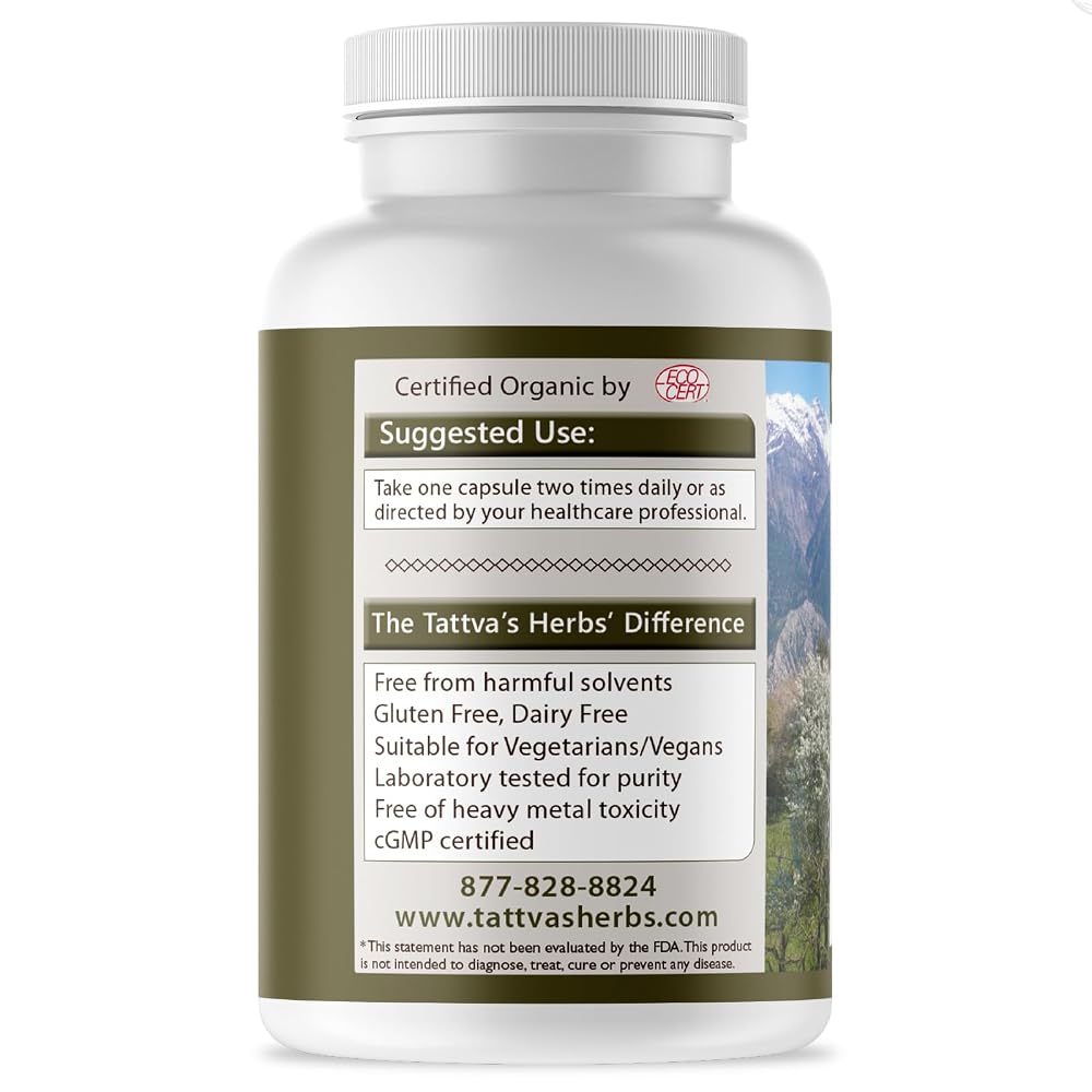 Tattva's Herbs Turmeric Curcumin 500 mg Joint Support - 120 Capsules - image 7