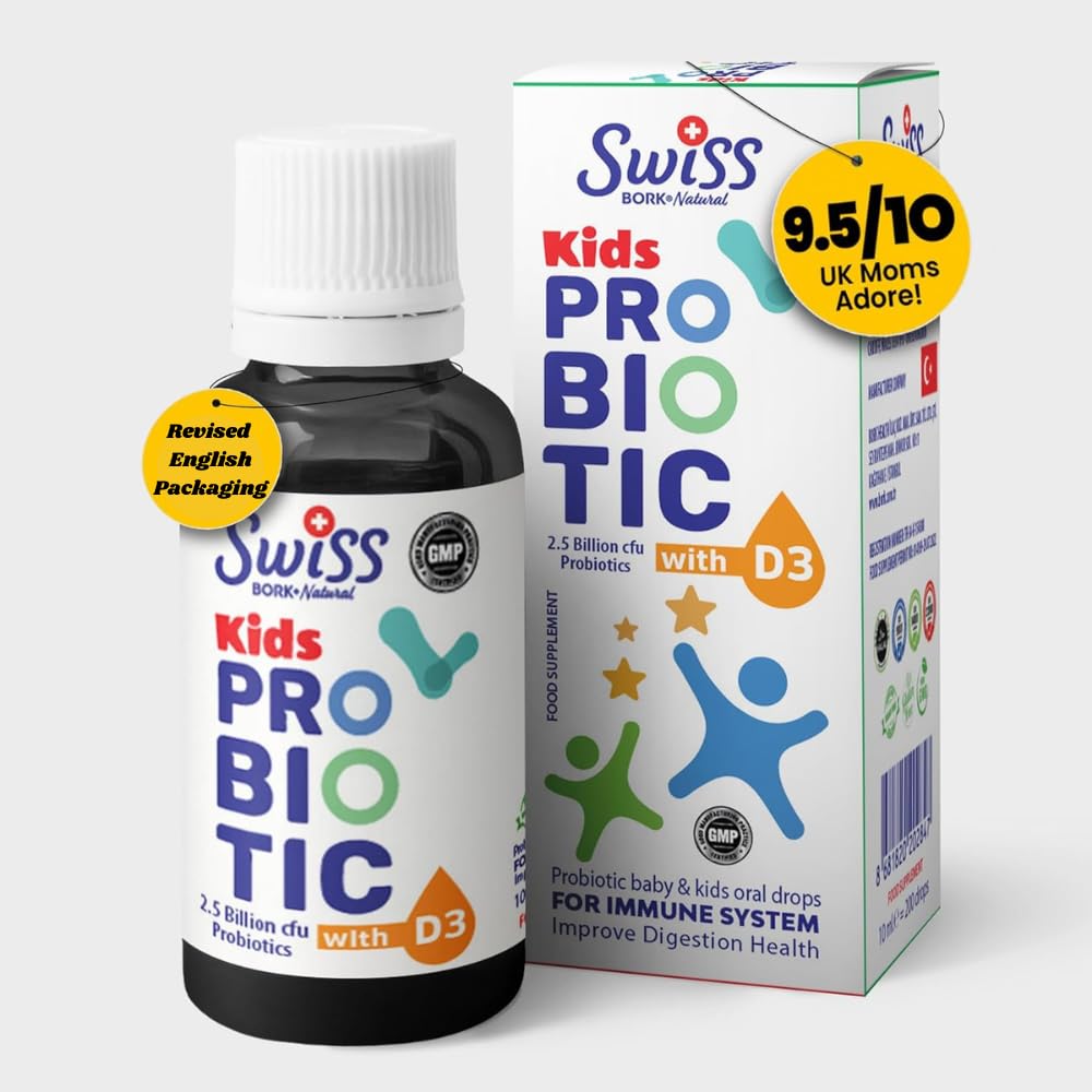 Swiss Bork Baby Probiotic Drops with Vitamin D3 - 10ML