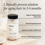 Arey Not Today Grey Hair Supplement for Color & Strength - 60 Capsules - image 3
