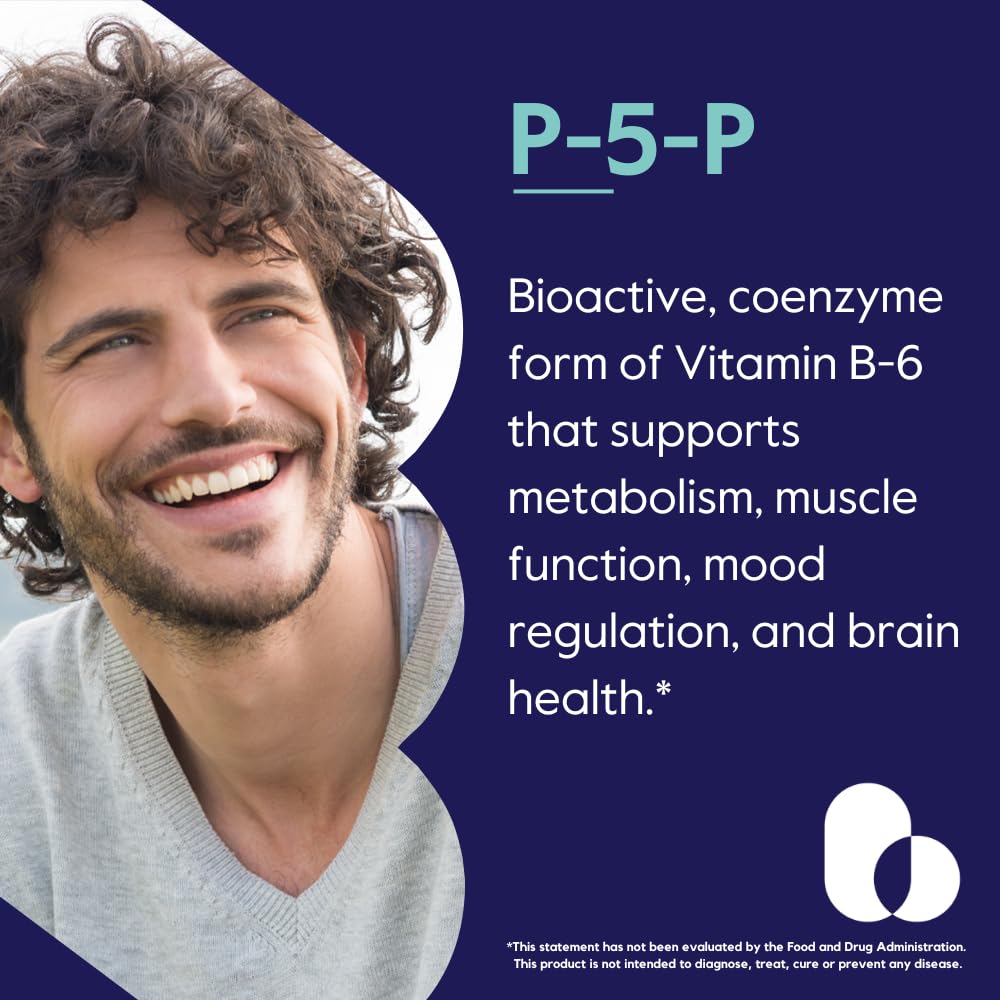 BESTVITE P-5-P 100mg Vitamin B6 - 120 Vegetarian Capsules - image 2