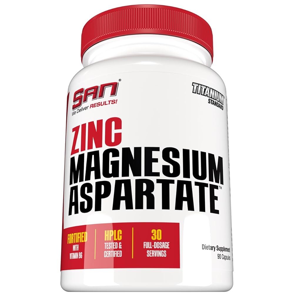 SAN Zinc Magnesium Aspartate for Sleep Support and Recovery - 30 Servings - image 5