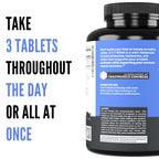 Crazy Muscle BCAA 3000mg 2:1:1 Branched-Chain Amino Acids - 120 Tablets - image 7