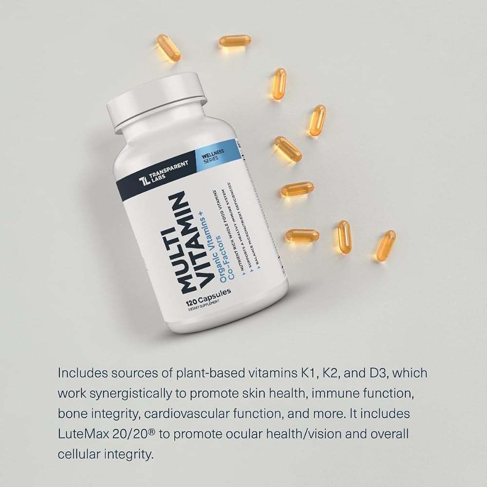Transparent Labs Daily Multivitamin for Women and Men - 120 Capsules - image 4