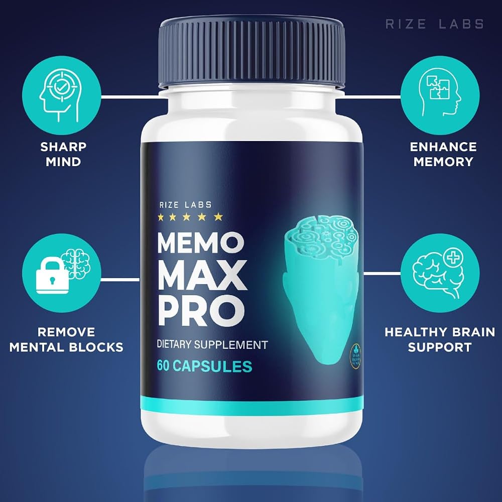 rize labs Memo Max Pro Brain Function Supplement - 60 Capsules - image 6