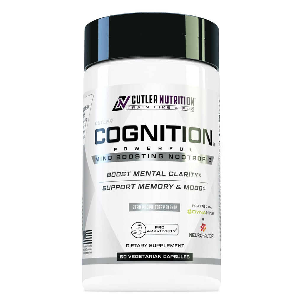 Cutler Nutrition Cognition Nootropic Brain Focus Supplement - 60 Capsules