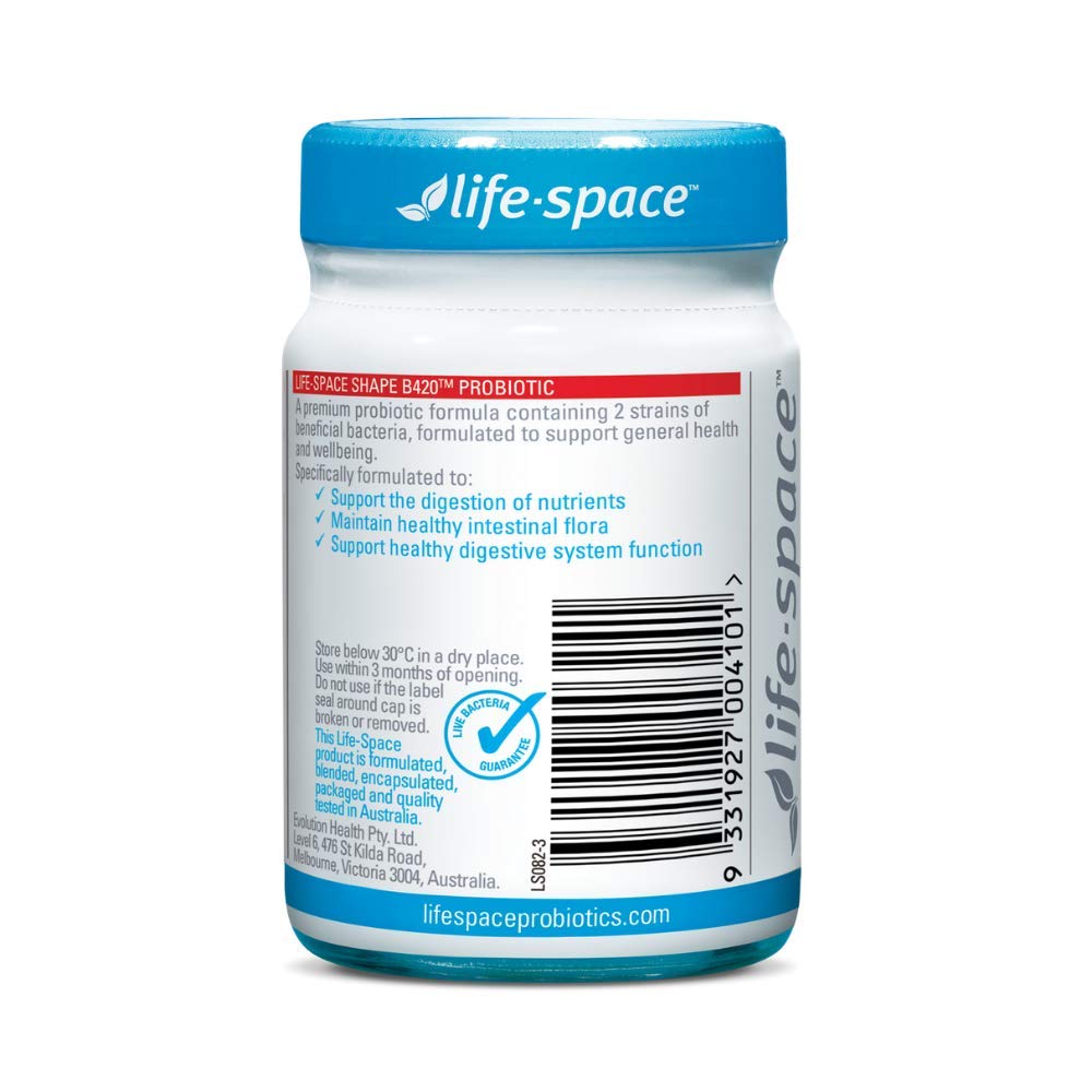 Life-Space Shape B420 Probiotic - 60 Vegetarian Capsules - image 2