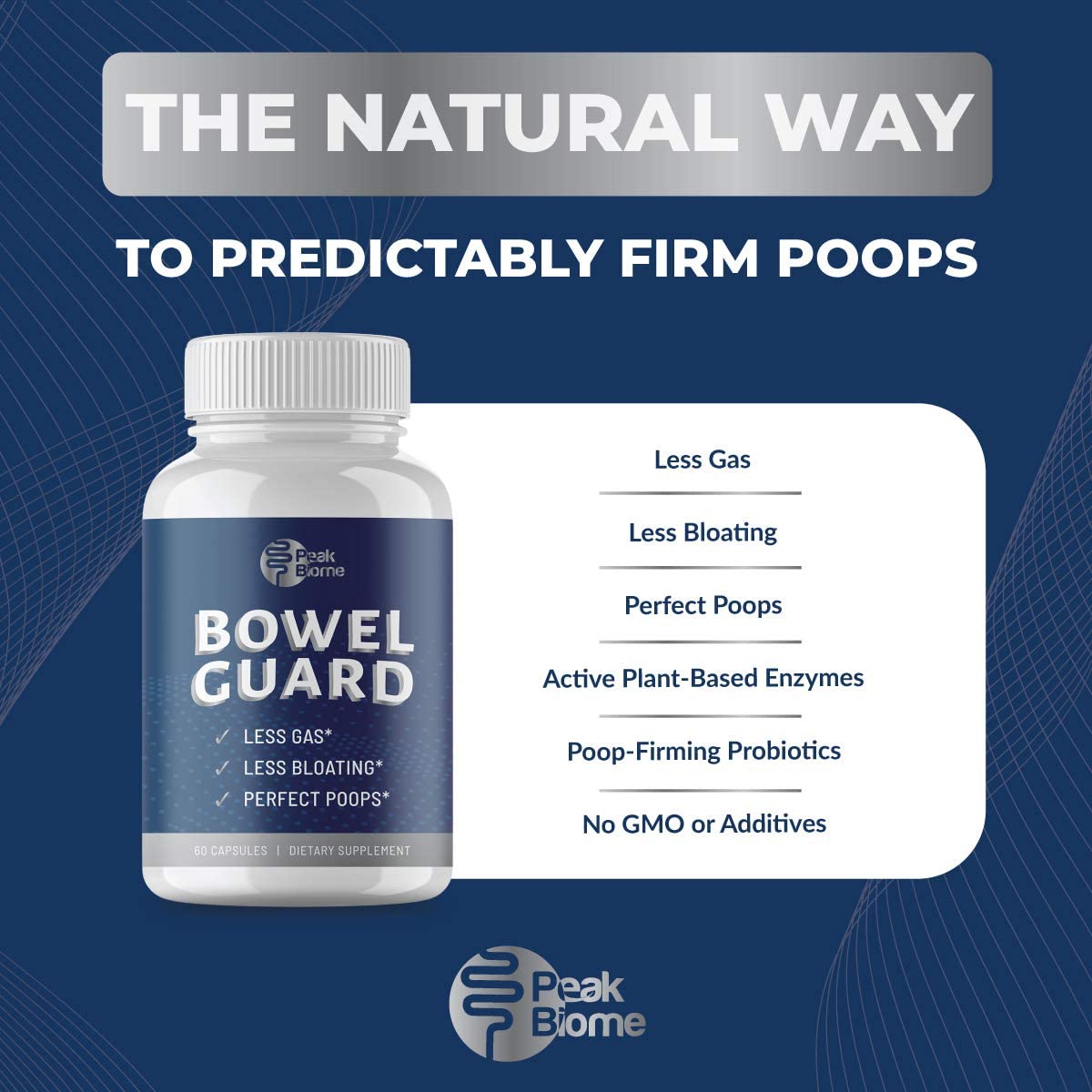 Peak Biome Bowel Guard Digestive Enzyme Supplement - 60 Capsules - image 5