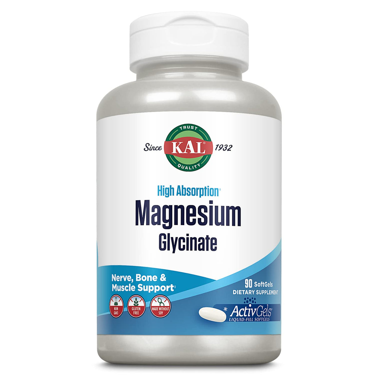 KAL Magnesium Glycinate ActivGels 315mg