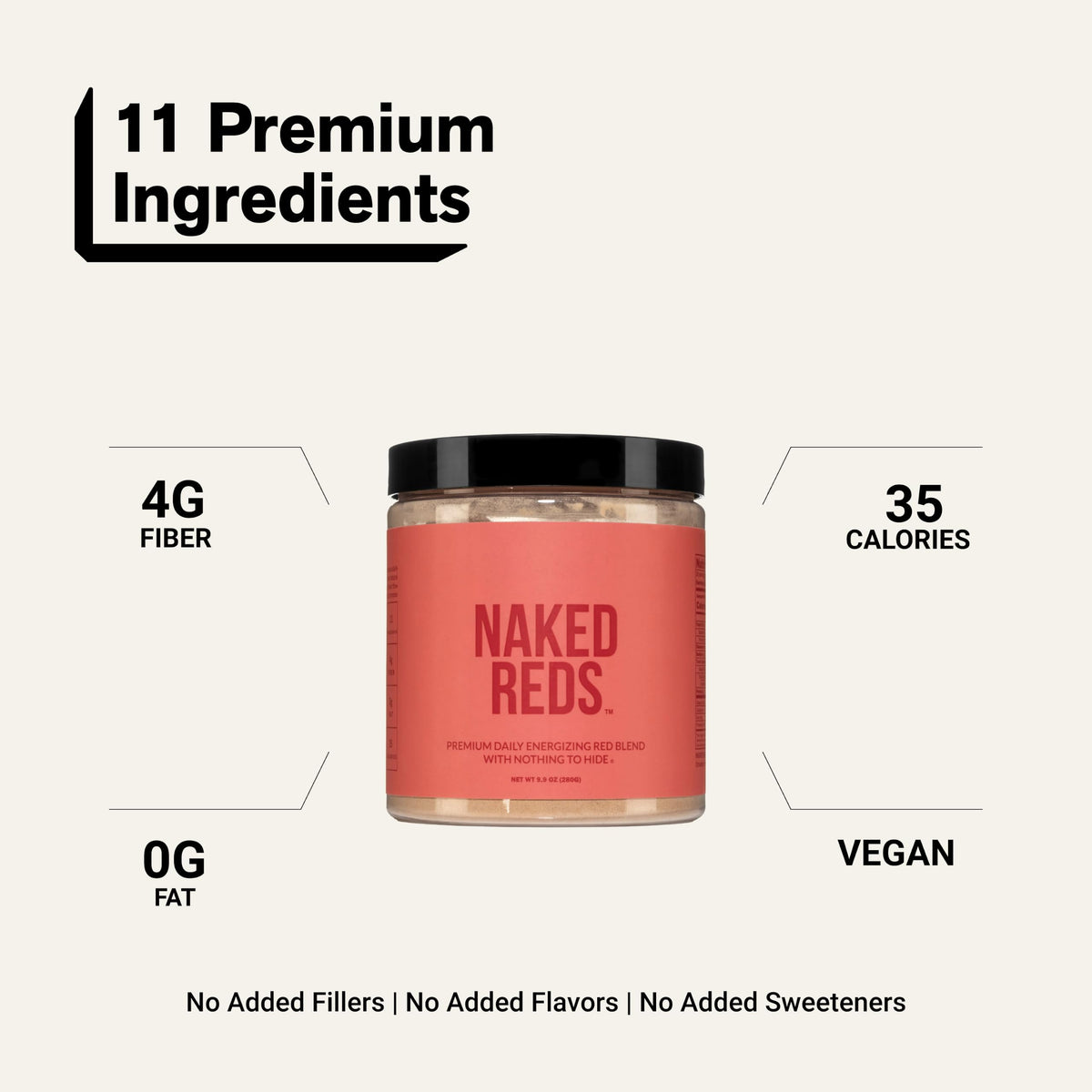 NAKED Reds Superfood Powder - 28 Servings - image 3