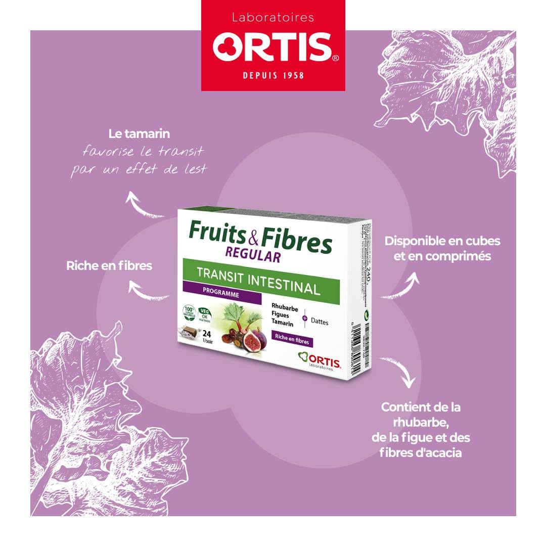 Ortis Fruits & Fibres Regular Digestive Fibre - 24 Cubes - image 5