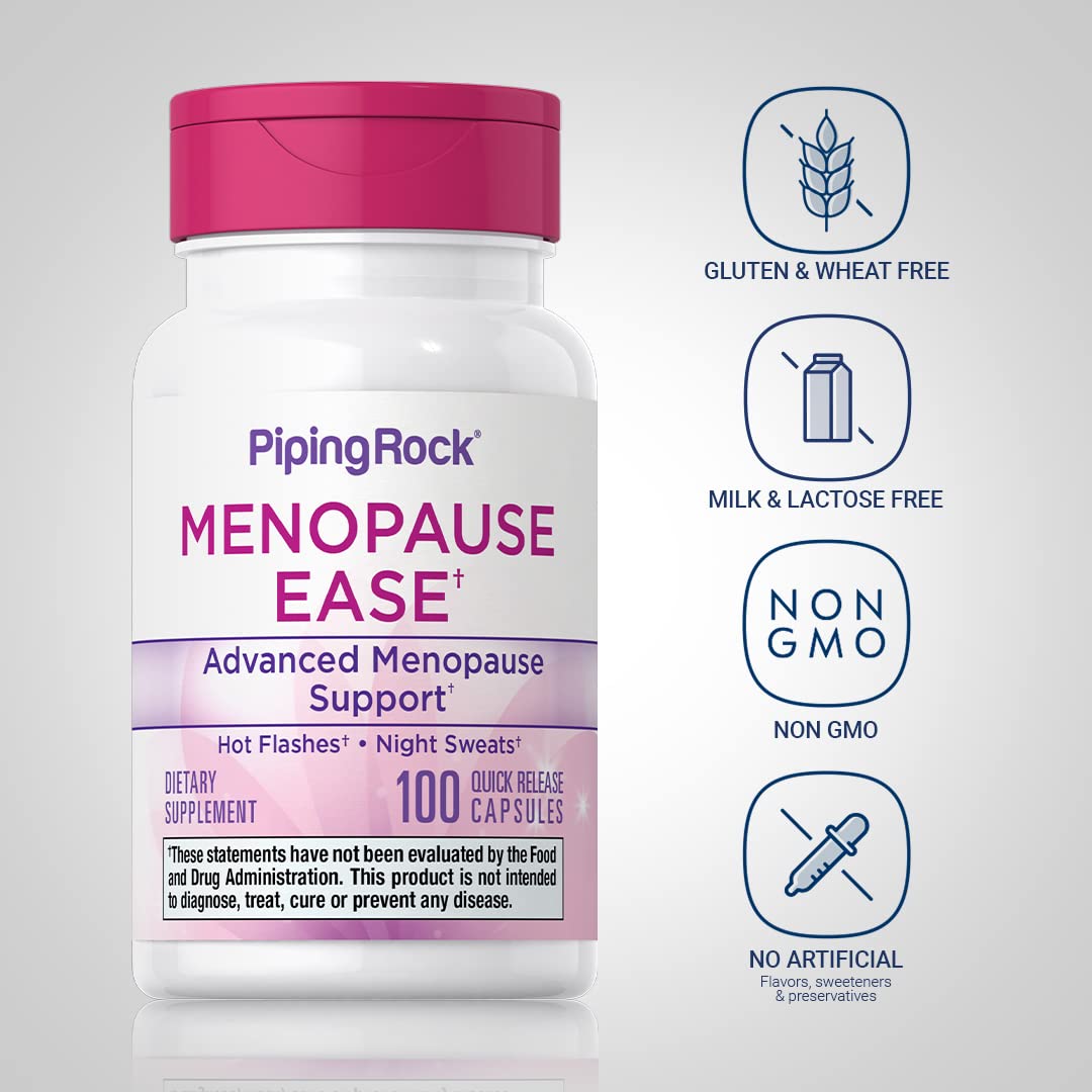 Piping Rock Menopause Ease Supplement - 100 Capsules - image 3