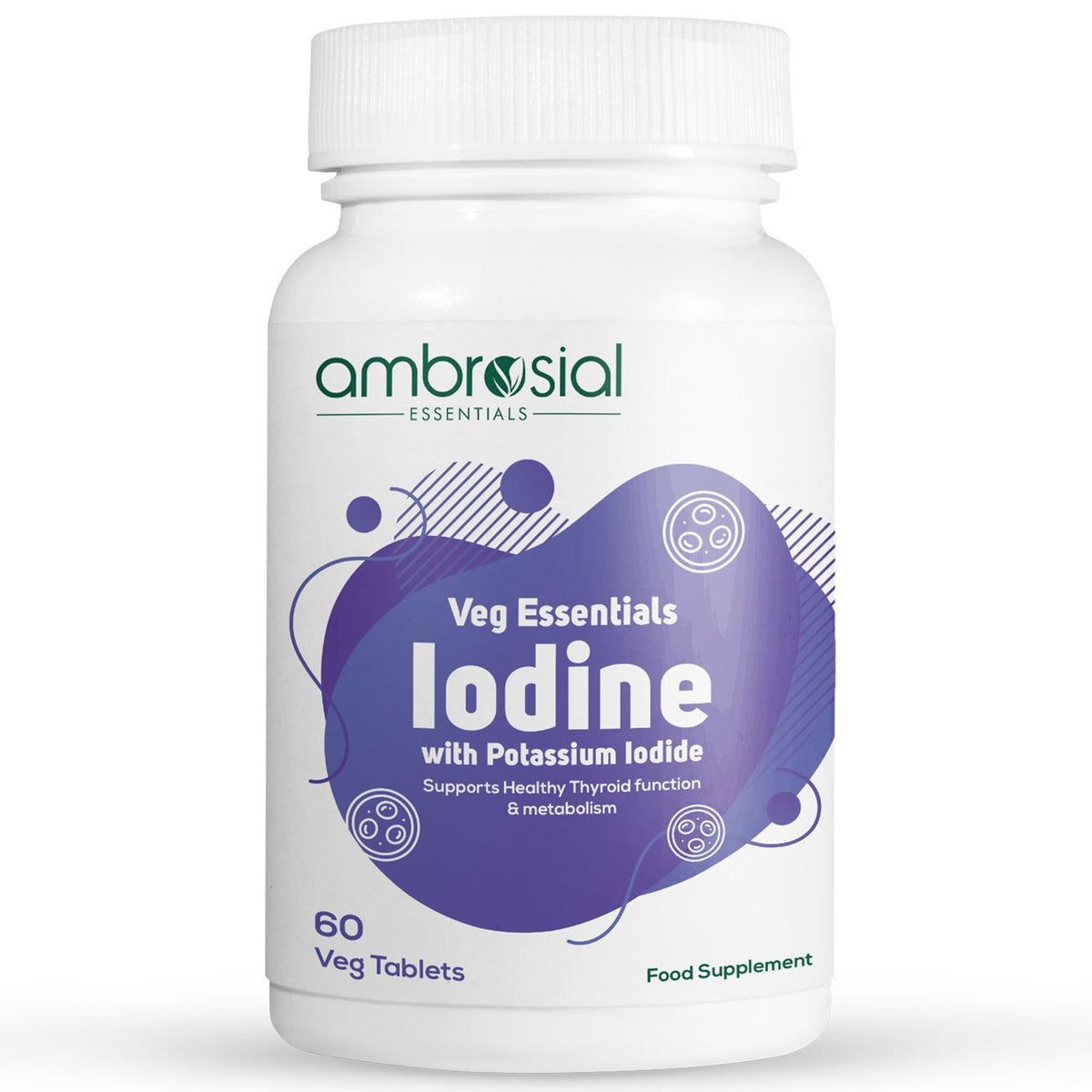 Ambrosial Iodine 5000mcg Tablets - 60 Count - image 3