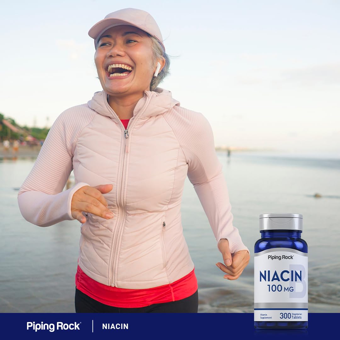 Piping Rock Niacin 100mg - 300 Tablets - image 6