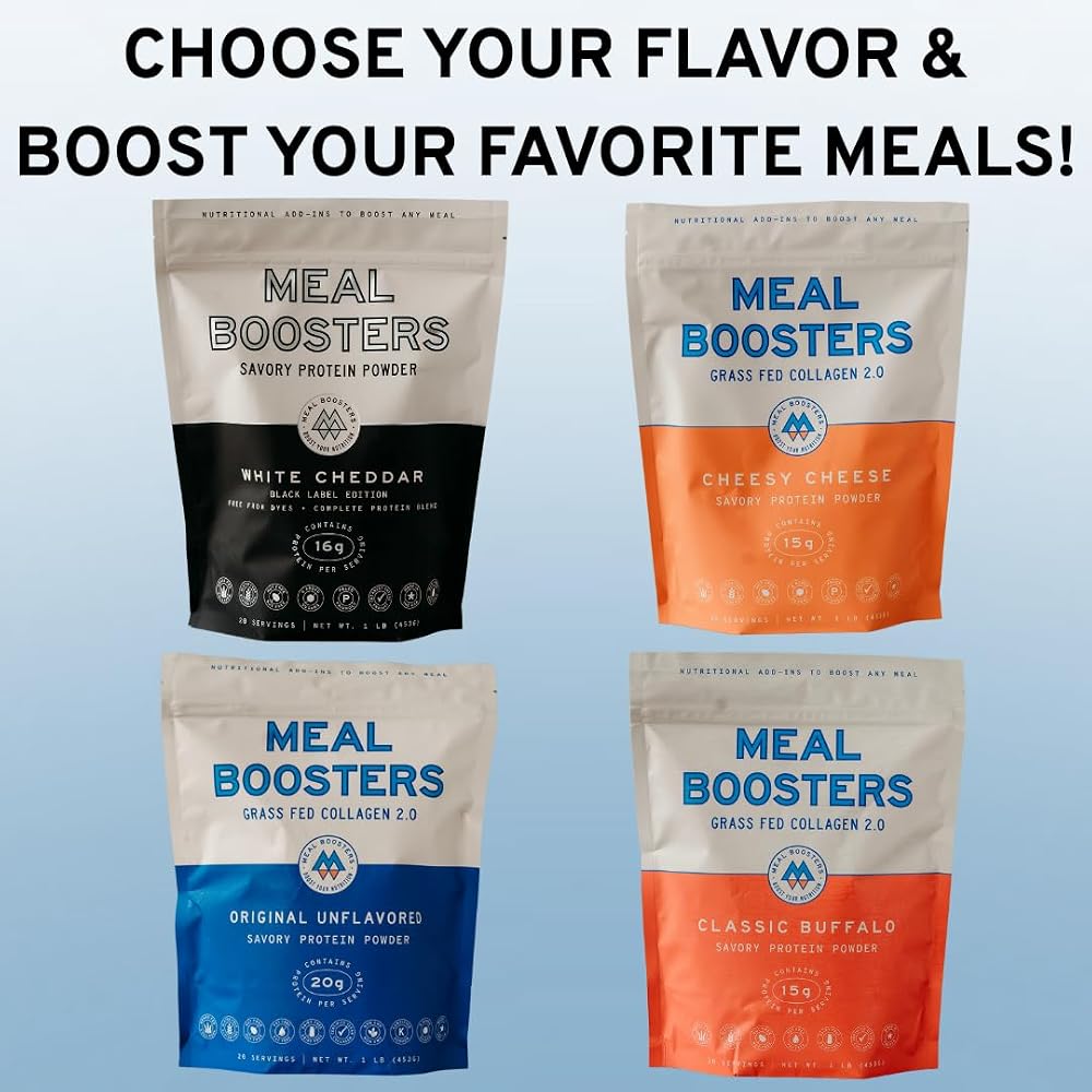 Meal Boosters Savory Protein Powder Supplement