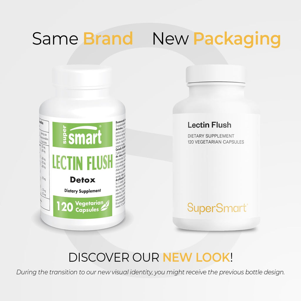 Supersmart Lectin Flush Lectin Blocker Supplement - 120 Vegetarian Capsules - image 2
