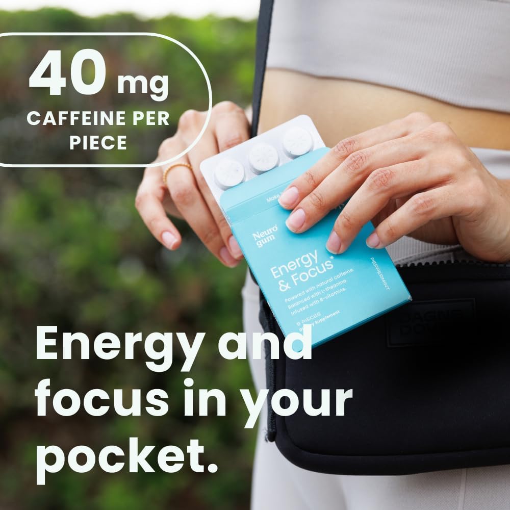 NeuroGum Nootropic Energy Caffeine Gum Mint - 108 Count - image 2