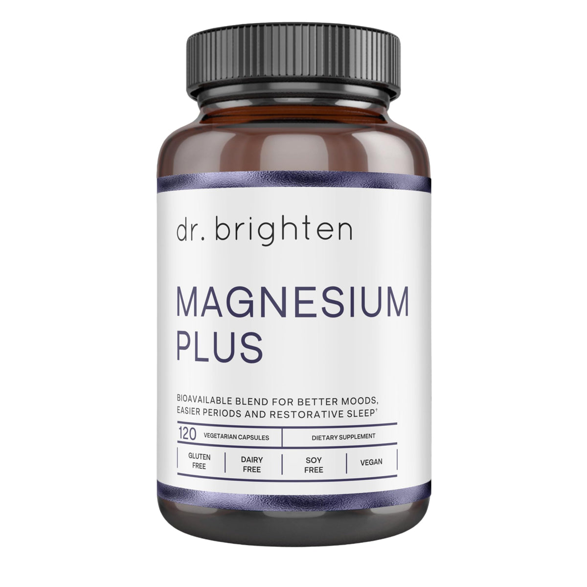 Dr. Brighten Magnesium Plus Bi-glyncinate for Sleep & Mood - 120 Capsules