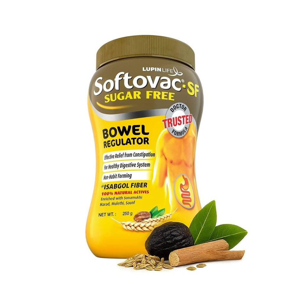 Softovac-SF Bowel Regulator High Fiber Powder - 250g