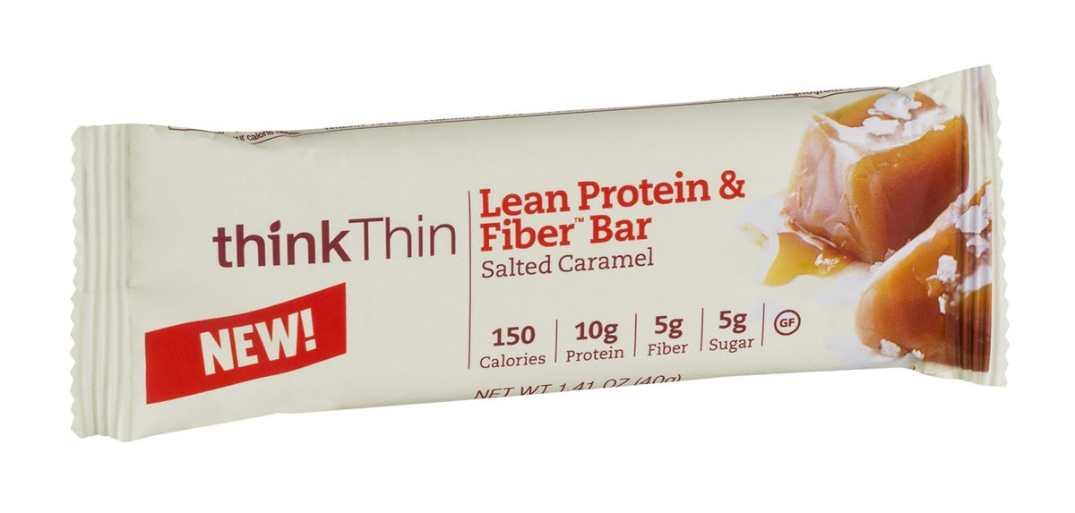 Thinkbaby Lean Protein and Fiber Bar Salted Caramel - 10 Pack