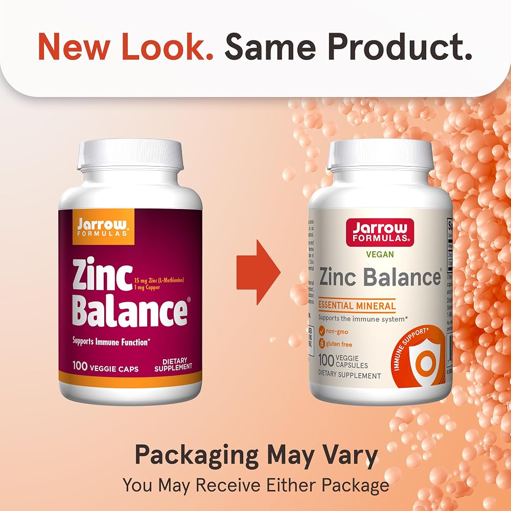 Jarrow Formulas Zinc Balance 15 mg Immune Support - 100 Servings - image 2