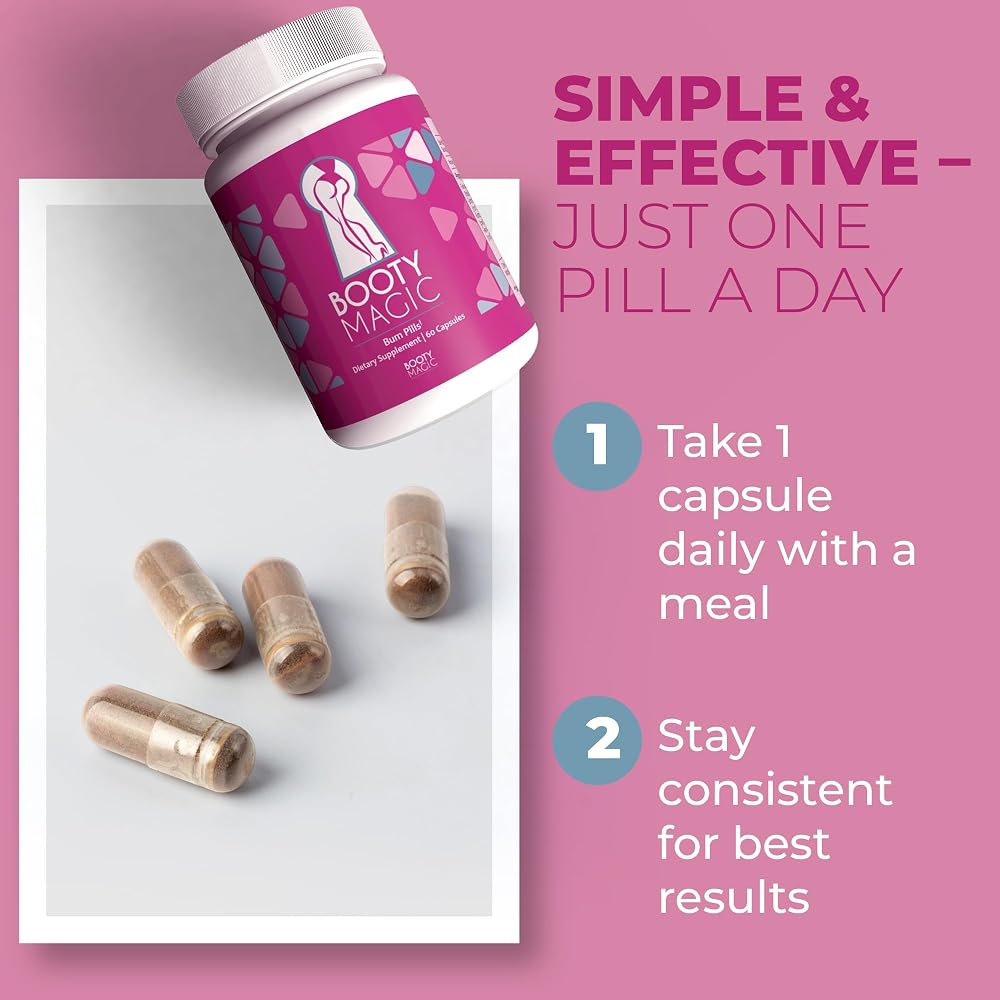 Booty Magic Butt Enhancement Pills - 60 Capsules - image 5