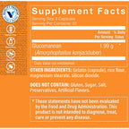 The Vitamin Shoppe Glucomannan 1.99g Soluble Fiber - 100 Capsules - image 2