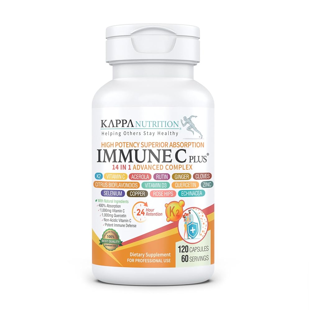KAPPA NUTRITION Immune C Plus 14 in 1 Complex - 120 Capsules