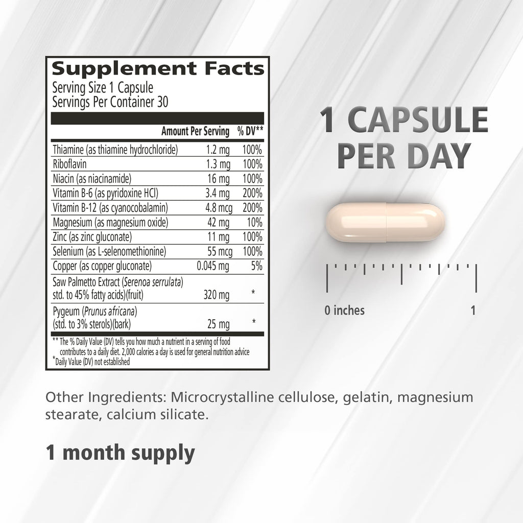 Urinozinc Classic Prostate Supplement - 30 Capsules - image 6