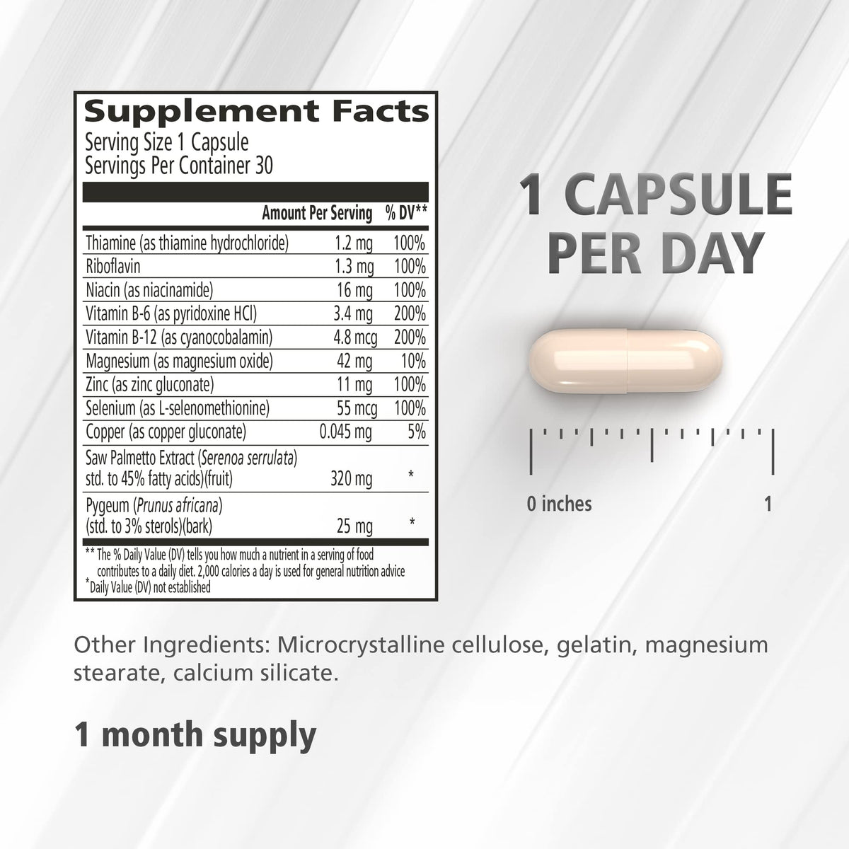 Urinozinc Classic Prostate Supplement - 30 Capsules - image 6