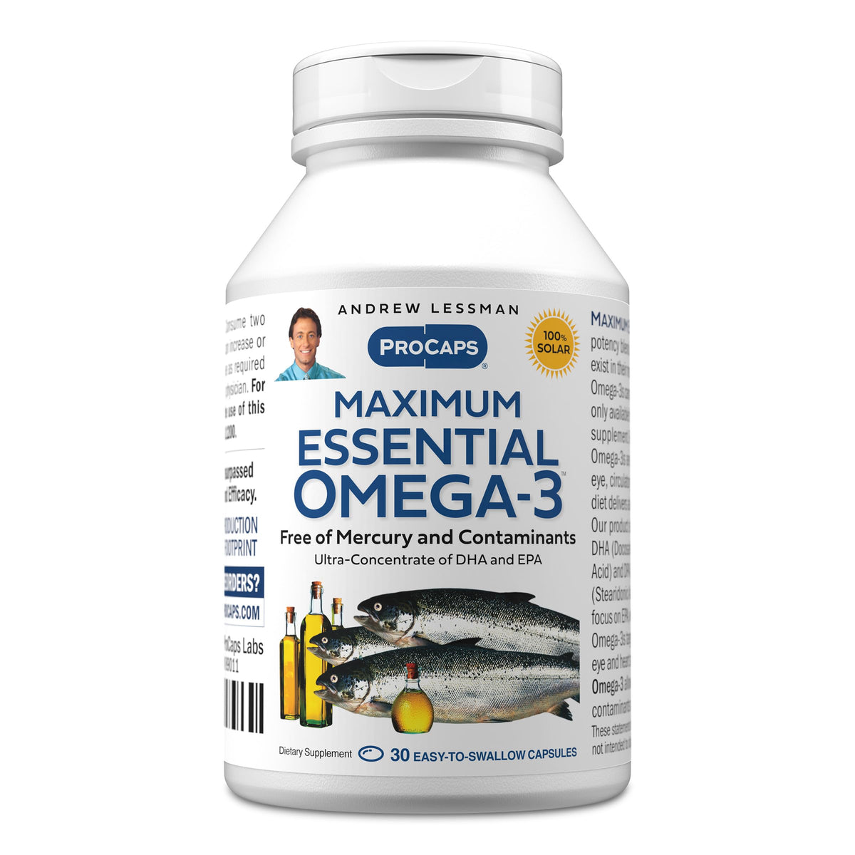 ANDREW LESSMAN Maximum Essential Omega-3 Mint - Softgels - Ultra-Pure