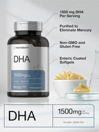 Horbäach DHA Supplement 1500mg Omega-3 - 90 Softgels - image 4