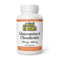 Natural Factors Glucosamine 500 mg & Chondroitin 400 mg - 60 Capsules