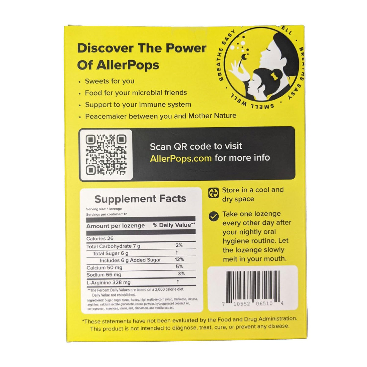 Knoze Jr AllerPops Prebiotic Gummy Lozenges - 12 Count - image 2