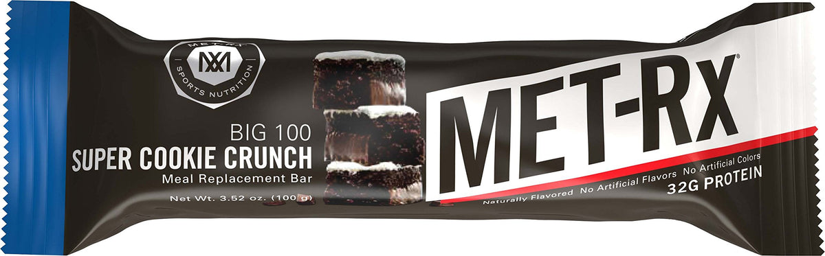 MET-Rx Big 100 Colossal Protein Bar Super Cookie Crunch - 4 Bars
