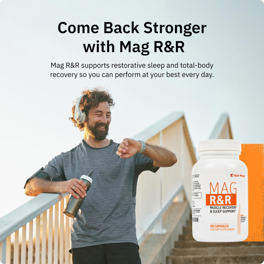 SaltWrap Mag R&R Nighttime Muscle Cramp Relief - 90 Capsules - image 8