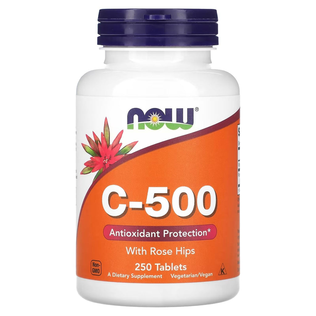 Now Supplements, Vitamin C-500 Calcium Ascorbate, Antioxidant