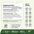 ForestLeaf Berberine Supplement - 1300mg per Serving - Ultra High
